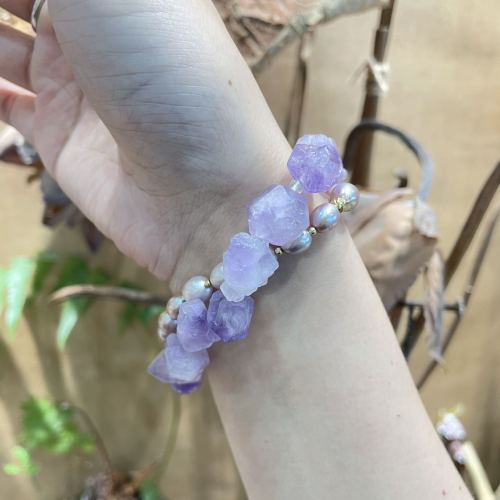 God of love-Natural high quality freshwater purple pearls