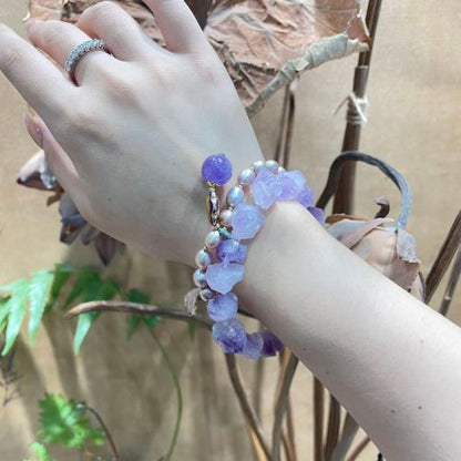 God of love-Natural high quality freshwater purple pearls